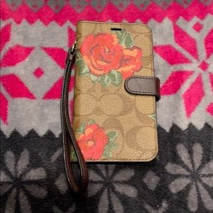 ❌SOLD❌Coach IPhone X Wallet Case
